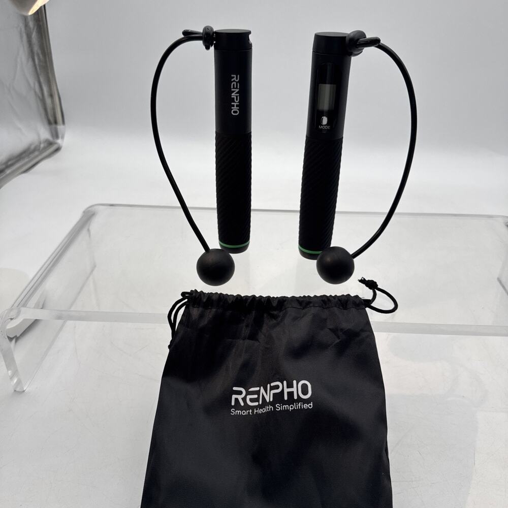 RENPHO Cordless Jump Rope Weighted Rope with Counter, Ropes for Fitness, Smart